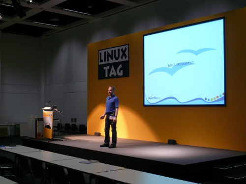 My presentation about OpenOffice.org Portable at the Linuxtag 2009 in Berlin