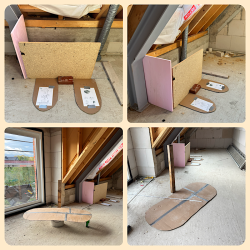 Planung der Anordnung im Bad mit Sanitärschablonen Planung der Anordnung im Bad mit Sanitärschablonen