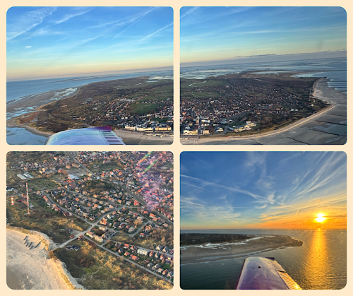 Borkum von oben 