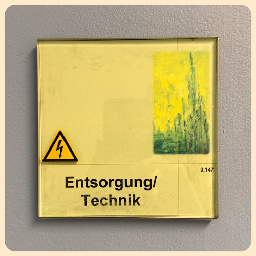 Raumschild f&uuml;r Entsorgung/Technik