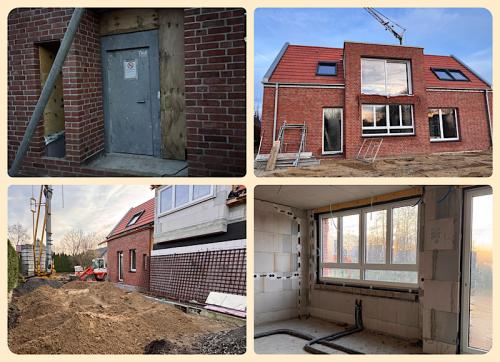 Fortschritte beim Hausbau Fortschritte beim Hausbau