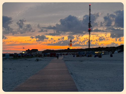 Sonnenuntergang am Südstrand 