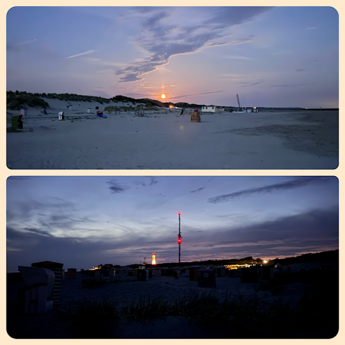Strand am Abend 
