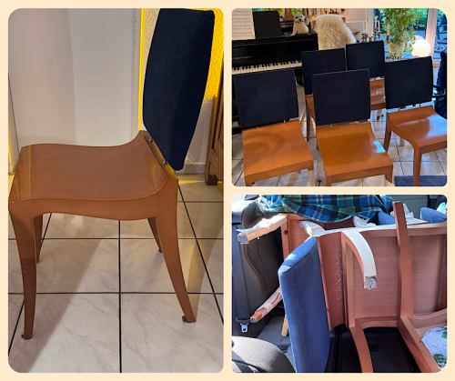 Neue (gebrauchte) Stühle Neue (gebrauchte) Stühle