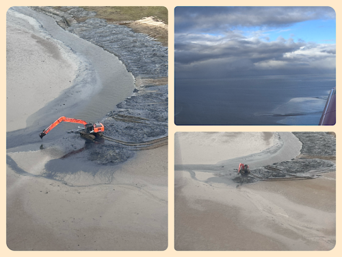 Flug nach Borkum 