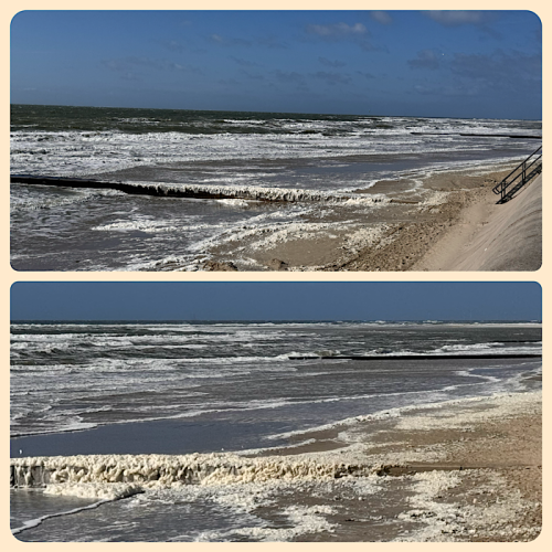 Das Meer war heute etwas wilder als sonst