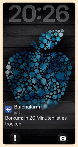 Positiv denken: Es wird trocken 