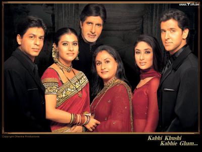 Alle Hauptrollen des Films 'Kabhi Khushi Kabhie Gham'(k3g)