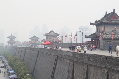 Stadtmauer in Xian