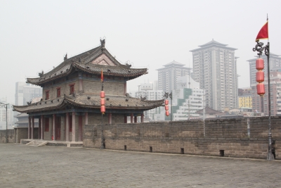 Stadtmauer in Xian