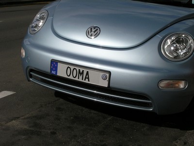 Gesehen in Neuseeland - ob's allerdings einer Oma gehörte, war nicht zu eruieren ...