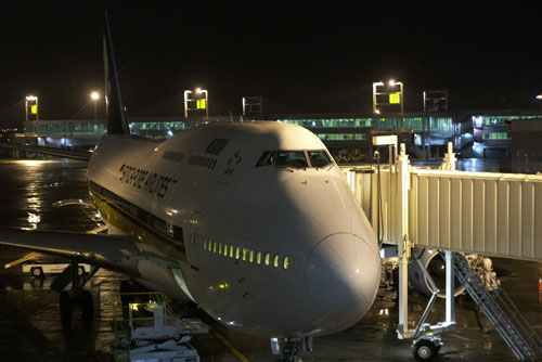 JFK Singapore Airline Jumbo