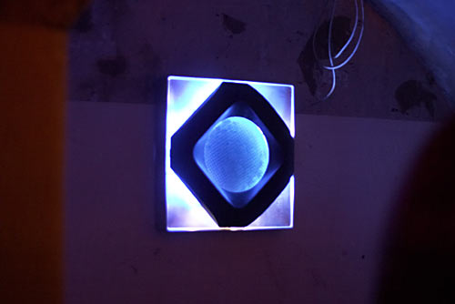 Lampe Blau