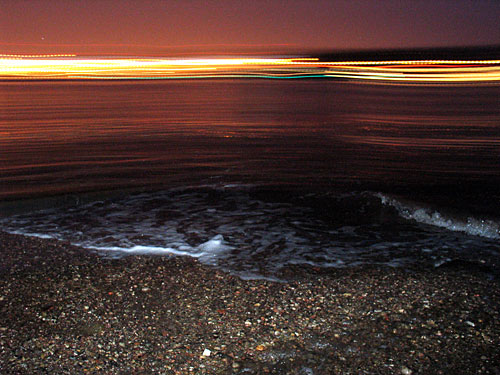 Elbe in der Nacht