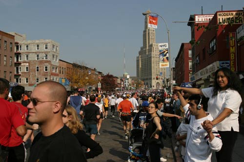 NYC Marathon 2003, Brooklyn 4th Street