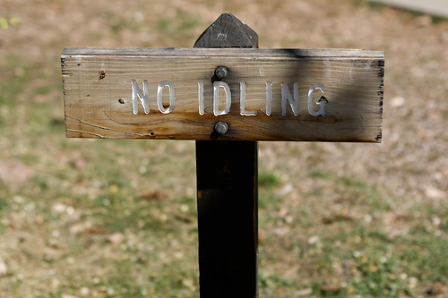 no idling