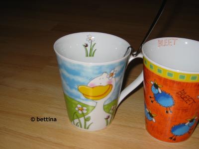 Tasse mit Ente