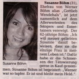 Affenliebe (Weser-Kurier, 20.03.04)