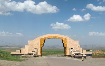 near an old cave in the Kurdish area