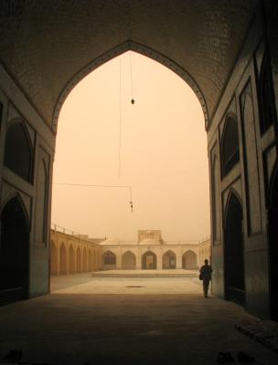 sandstorm in Yazd