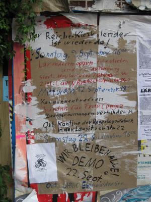 Reiche-Kiez-Wandzeitung bei Edeka 9. September 2012