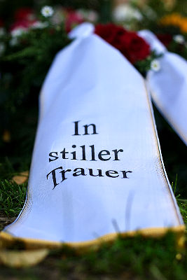 In stiller Trauer