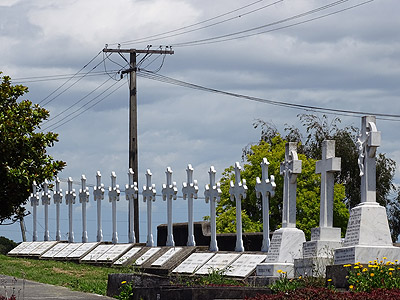 St Patricks Catholic Cemetery - Church Crescent - Panmure - Auckland - New Zealand - 29 December 2014 - 13:07