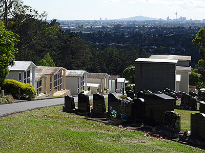 Waikumete Cemetery - Glenview Road - Glen Eden - Auckland - New Zealand - 18 February 2015 - 10:24