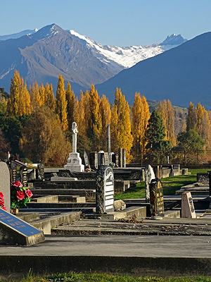 Wanaka Cemetery - Stone Street - New Zealand - 3 May 2015 - 8:33