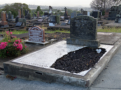 Hillsborough Cemetery - Clifton Road - Auckland - New Zealand - 19 February 2016 - 7:52