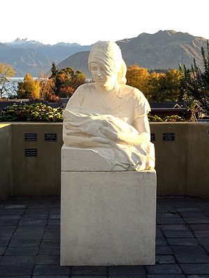 Wanaka Cemetery - Stone Street - New Zealand - 3 May 2015 - 8:09