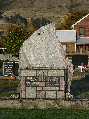 Wanaka Cemetery - Stone Street - New Zealand - 3 May 2015 - 8:27