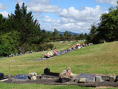 Waikumete Cemetery - Glenview Road - Glen Eden - Auckland - New Zealand - 18 February 2015 - 10:25