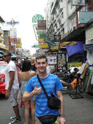 khao sarn road, Hauptshoppingmeile in Bangkok