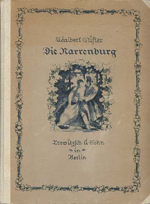 Bucheinband: Adalbert Stifter Narrenburg von 1921