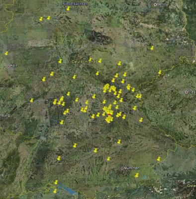 QSOs in Frankenaktivität 2012