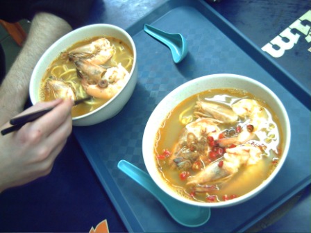 Noodles with King Prawns