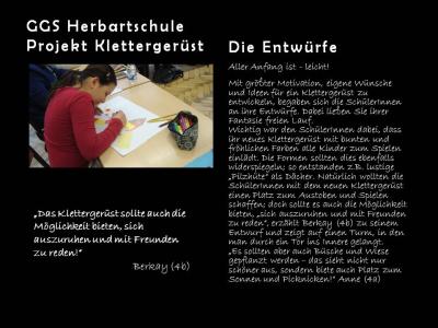 Herbartschule - Powerpointpr&auml;sentation f&uuml;r das Kletterger&uuml;st
