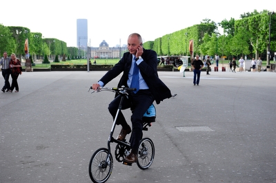 Fahrradfahrer, Prekariat, Wanne Eickel.