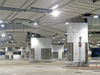 Bus Interchange - Tsim Sha Tsui East - Hong Kong - 3 April 2010 - 6:20