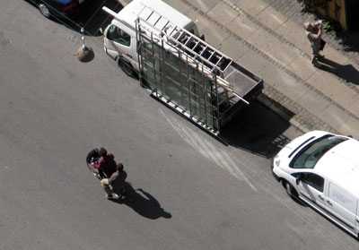 Da knipst einer in der Ecke!