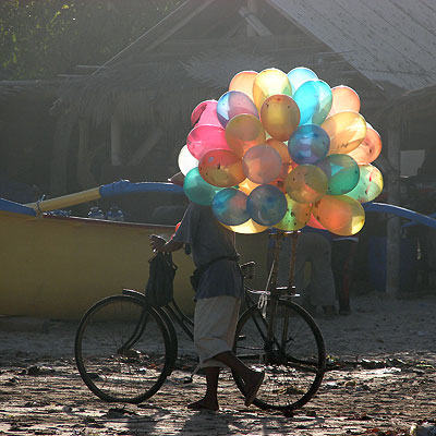 Der Ballonverkäufer - Jimbaran Beach - Bali - Indonesia