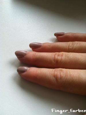Finger Farben Gelnagel Braun