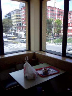 Mittagessen mit Blick auf die zuk&uuml;nftige Arbeitsstelle