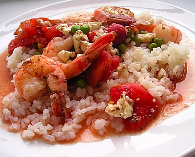 schrimps mit feta
