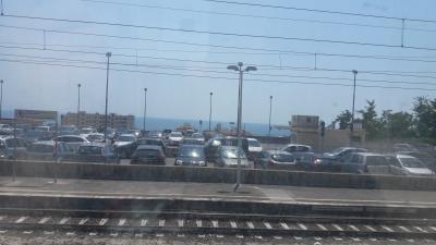 Bahnhof in Formia, an der K&uuml;ste gelegen