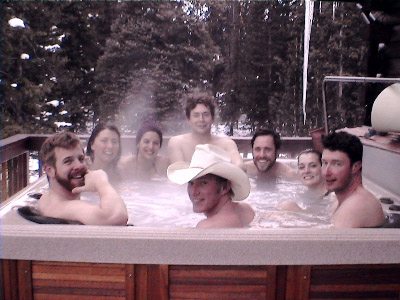 This was day #2 of the hot tub. You could still see your skin in the water. 