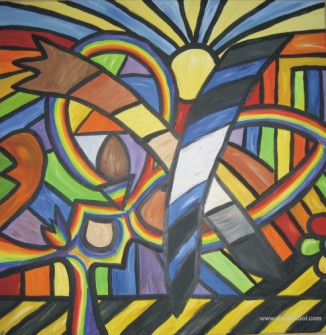 Acryl on canvas, 80 x 80 cm, 2007