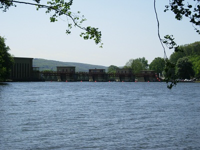 Wendepunkt Laufwasserkraftwerk Hengstey