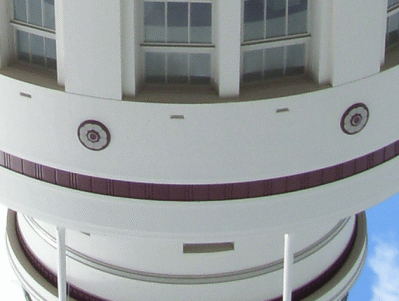 Ein Turm in Napier